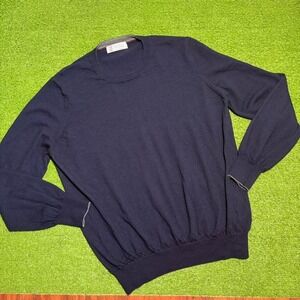 Brunello Cucinelli Men's Size 54 Luxury Cashmere Long Sleeve Sweater Made Italy